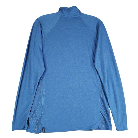 Oudoor Research Shirt Womens Large Blue Wool Blend Lightweight Base Layer Flaw - Picture 3 of 11